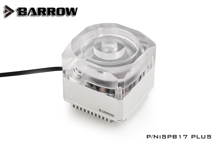 Barrow SPB17-PLUS, PLUS Version 17W PWM Pumps, LRC 2.0 With Aluminum Radiator Cover, Must Install Reservoir To Work
