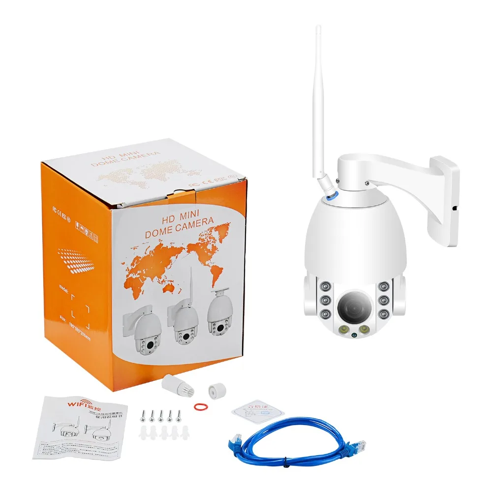 Besder WiFi PTZ H.265 30X автоматическая фокусировка ip-камера 1080P наружная скоростная купольная камера полноцветная камера ночного видения Водонепроницаемая камера обнаружения движения