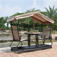 modern outdoor 2 seat swing chair right left movable for adults outdoor furniture hammock with canopy