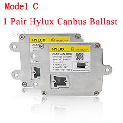 SKYJOYCE Canbus Xenon H4 Биксенон HID комплект H4 HID Hi/Lo луч Cnlight H4-3 лампа 4300K 6000K 35W Hylux 2A88 Canbus HID балласт комплект - Испускаемый цвет: Model C