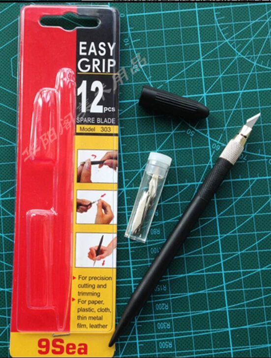 Прецизионный художественный нож из воловьей кожи модель ножа для резьбы с 12