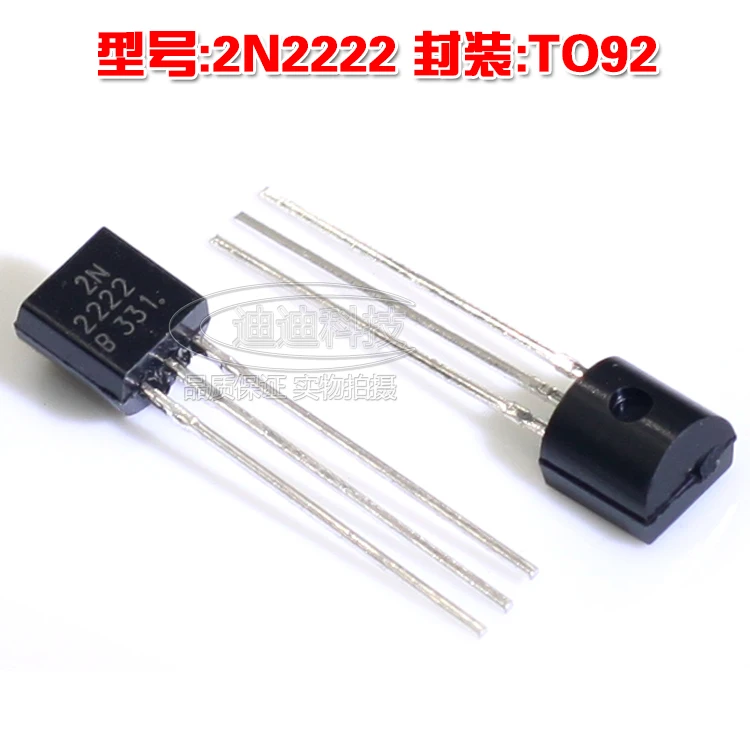 

Transistor 2N2222 TO-92 NPN Power Transistor 30V 0.6A 2222 to92 Straight