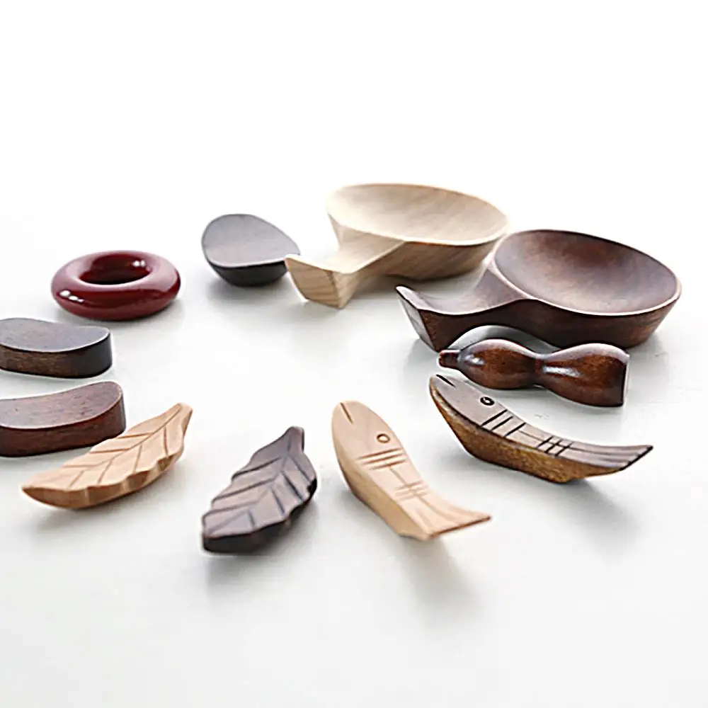 Деревянная подставка для палочек 4 шт./лот|chopstick rest|chopstick holderwooden chopsticks |