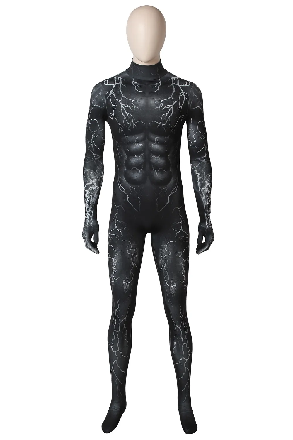 Костюм для косплея Venom, Человек-паук, Zentai, облегающий костюм, спандекс, яд, комбинезон, боди, маска на Хэллоуин - Цвет: Jumpsuit Only