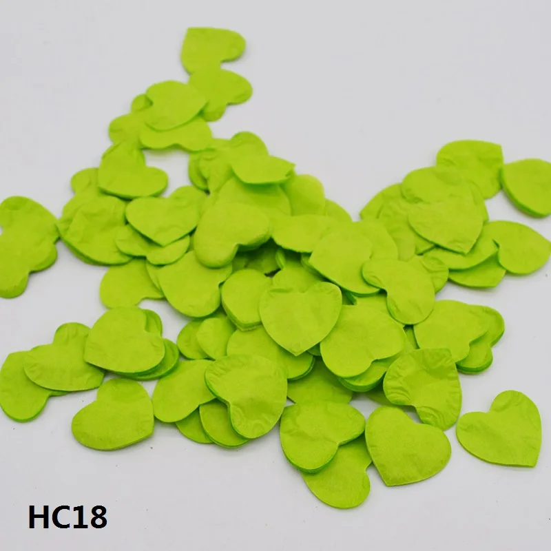 Lime green 1000 шт Свадебные разбрызгиватели в форме сердца конфетти из папиросной бумаги Boda вечерние украшения стола воздушные шары наполнители для пиньяты - Цвет: Lime green
