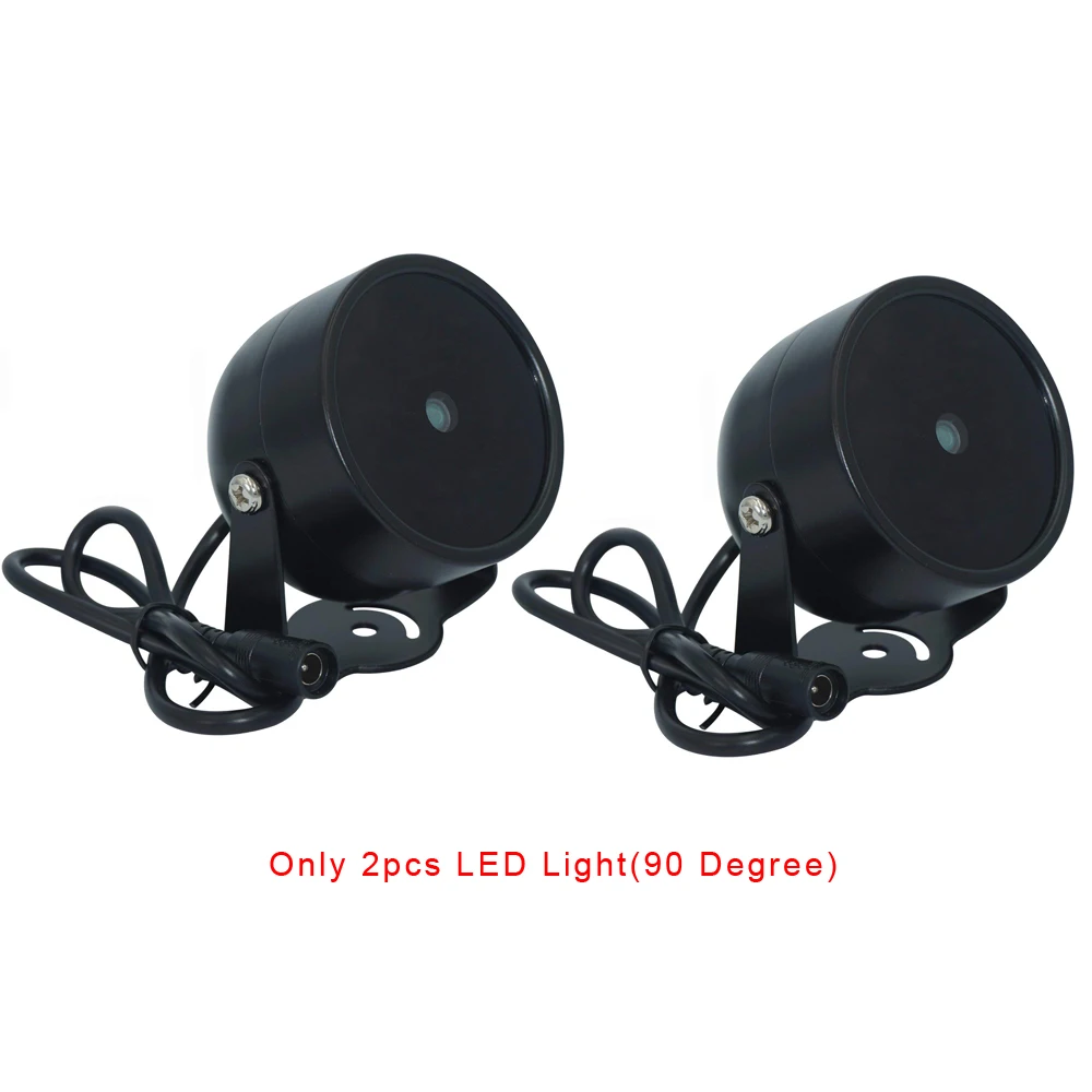 2pcs Light CDYCAM 2 шт 4 массива ИК светодиодный осветительный Светильник ИК инфракрасный металлический водонепроницаемый заполняющий светильник для камеры видеонаблюдения ночного видения - Цвет: 2pcs Light