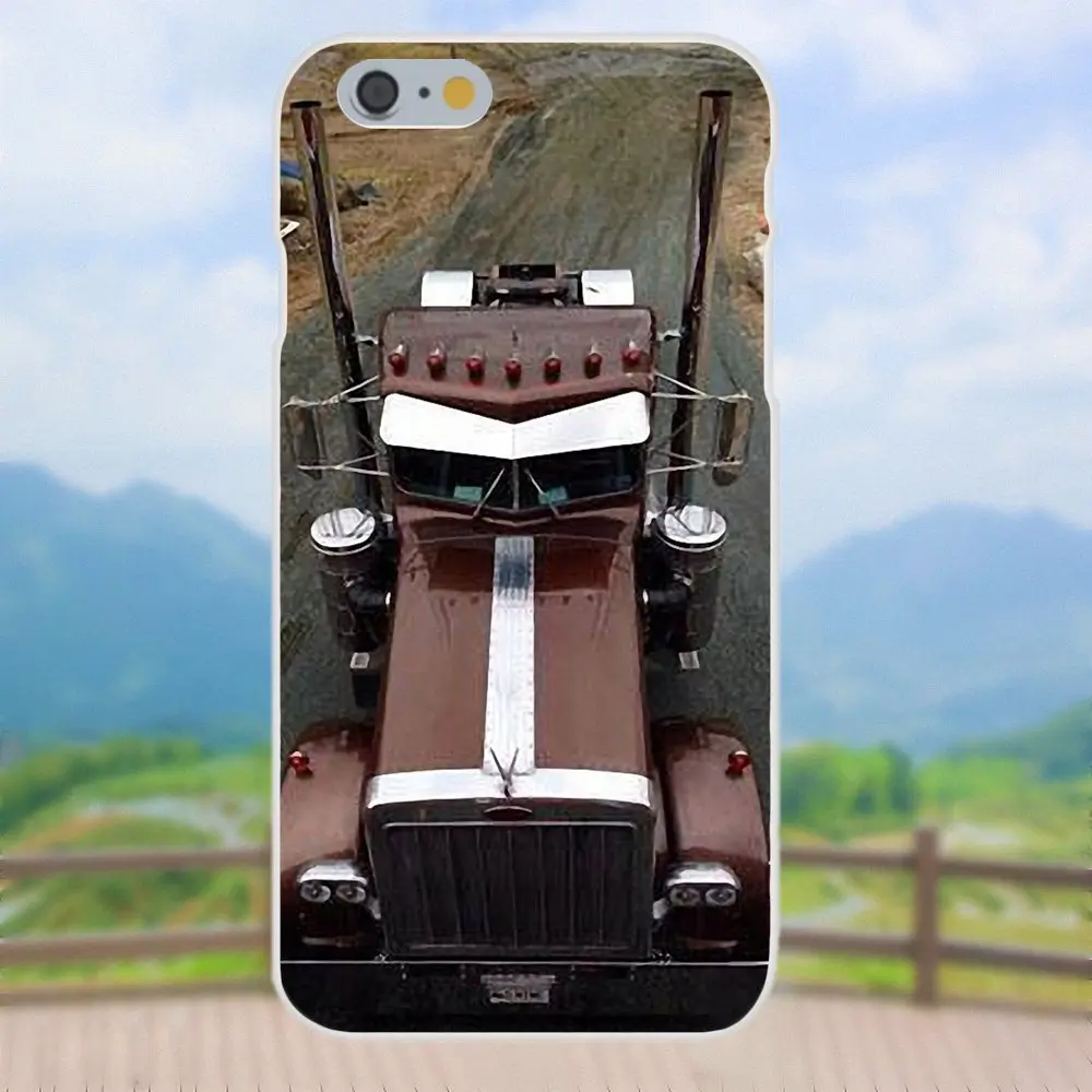 Грузовики peterbilt ТПУ Art чехол для Galaxy J1 J2 J3 J330 J4 J5 J6 J7 J730 J8 2015 2016 2017 2018 mini