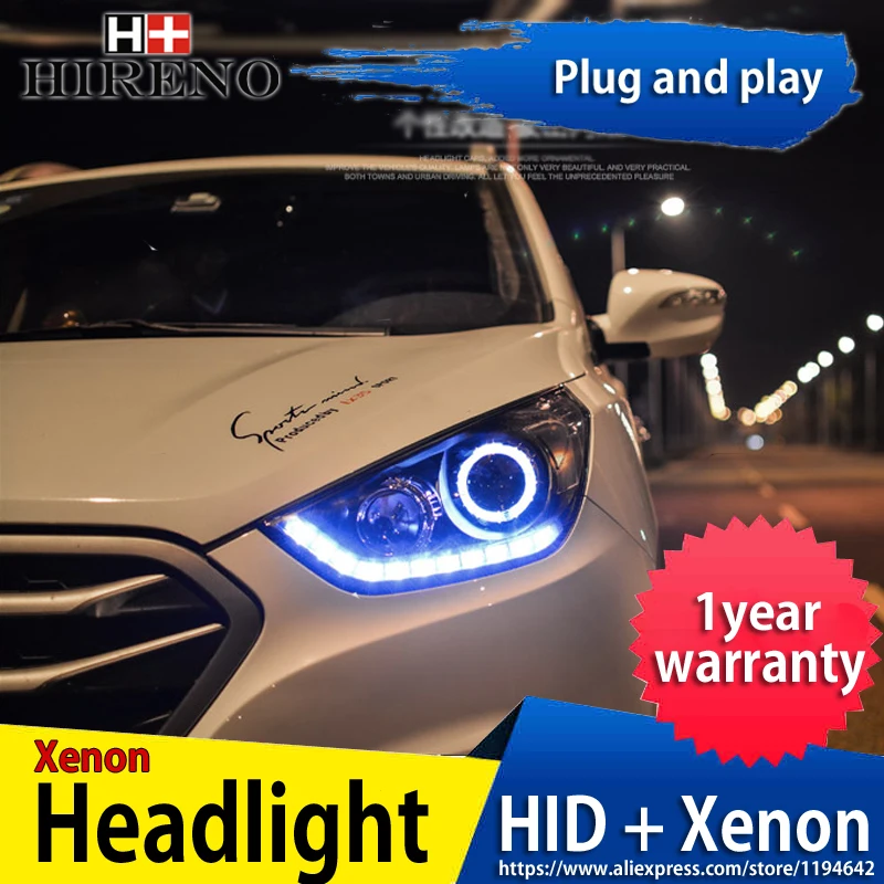 2 шт. фары Hireno для Hyundai IX35 Crete 2013-15 | Автомобили и мотоциклы