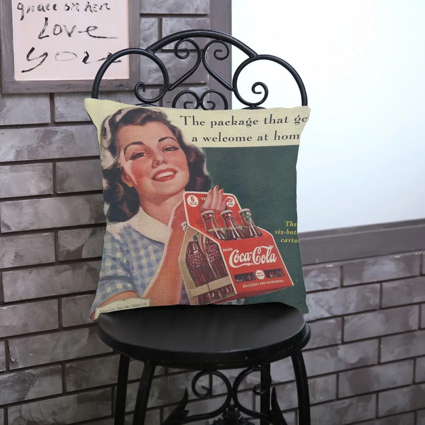 Наволочка для подушки с изображением поп арта из мультфильма девушек и принтом OMG