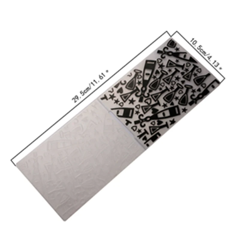Embossing Folder Wedding Decor Photo Album Wine Bottle Christmas Love Heart Card Making Scrapbooking Paper Card Craft