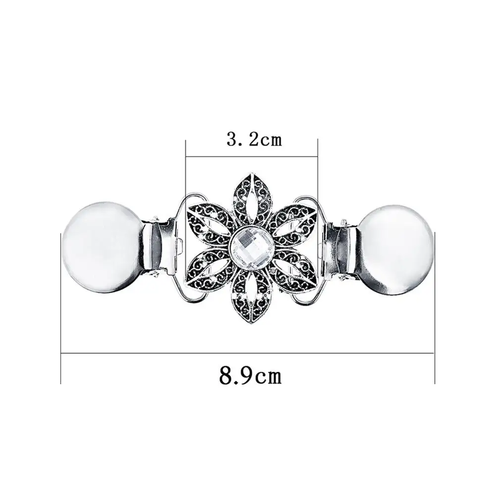 Модный Элегантный инновационный сплав алмазный женский свитер зажим Пряжка для