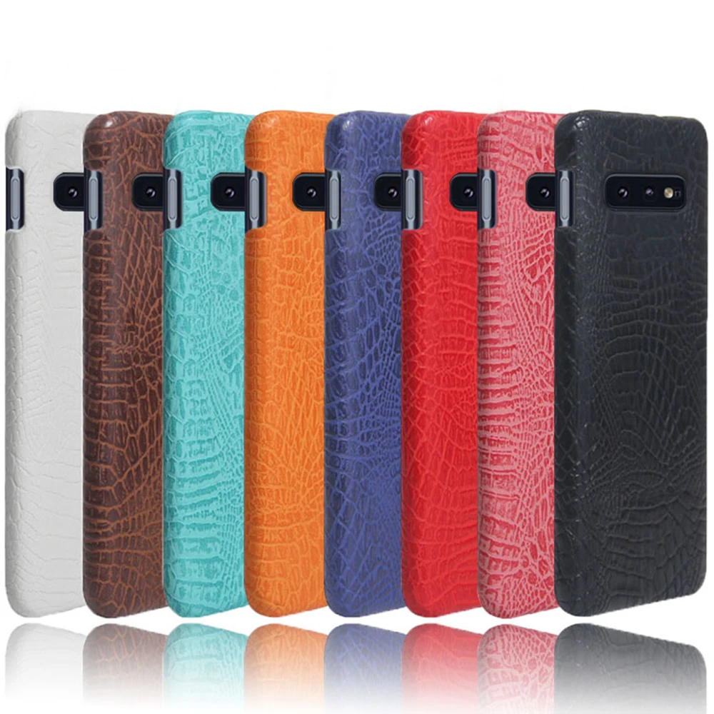 Для samsung S10 Lite чехол Mofi samsung Galaxy S10Lite чехол на заднюю панель из крокодиловой кожи из искусственной кожи против следов от пальцев S10e чехол