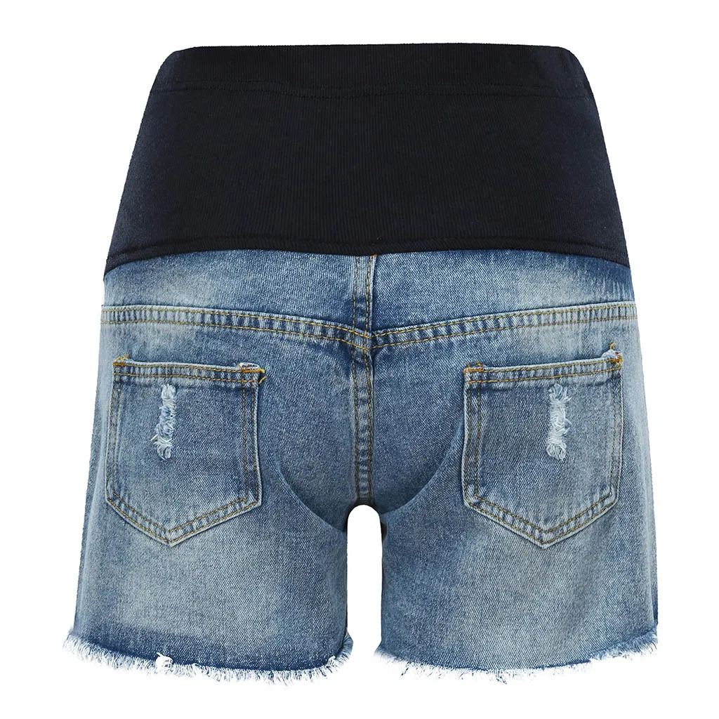 SAGACE летние джинсы с вышивкой для беременных короткие женские штаны повседневные