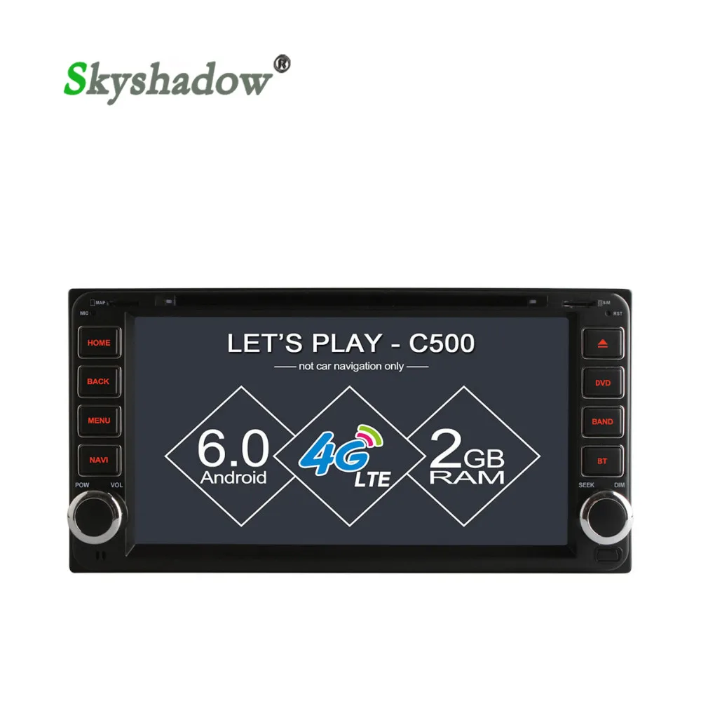 Ownice c500 Android 6.0 2ГБ RAM dvd плеер автомобиля Радио для Toyota Hilux VIOS COROLLA Старый Camry Прадо RAV4