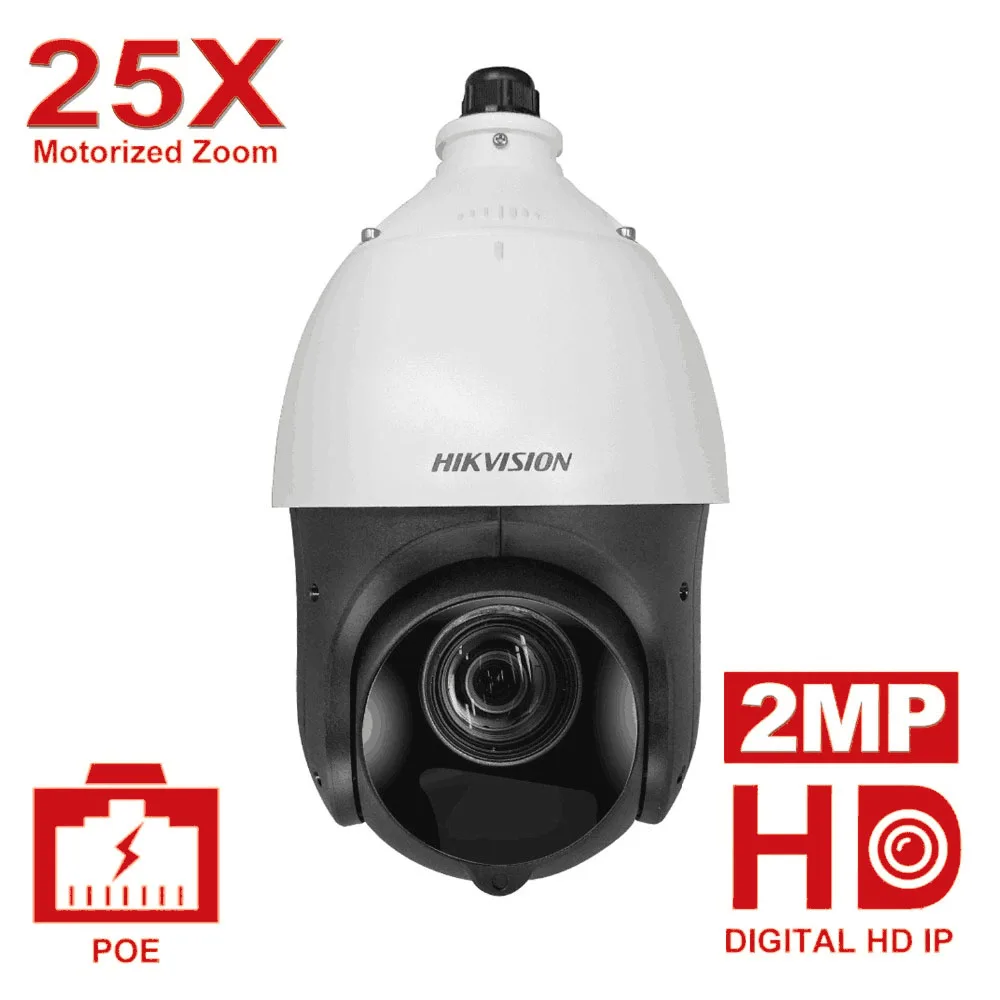Оригинальная PTZ IP камера DS-2DE4225IW-DE 2 мегапикселя моторизованный 25X зум скорость купольная камера видеонаблюдения IR 100 м объектив 4,8-120 мм