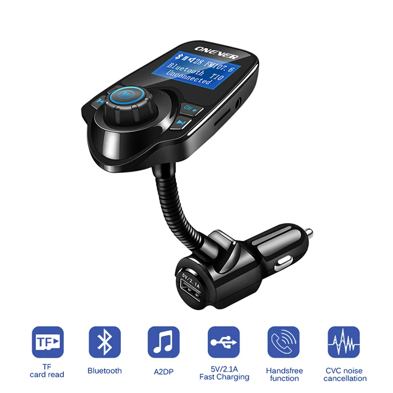 Автомобильный MP3 аудио плеер T10 Bluetooth FM передатчик беспроводной модулятор