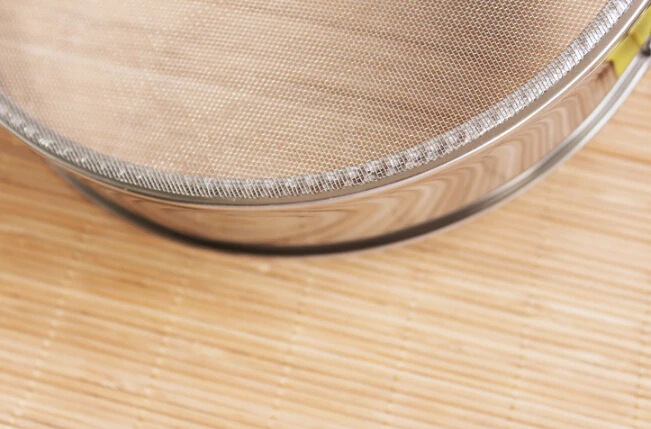 1 шт. 20 см нержавеющая сталь круглая форма сито для муки кондитерский инструмент