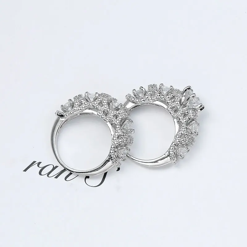 2020 современное изысканное женское обручальное кольцо с фианитом Стразы