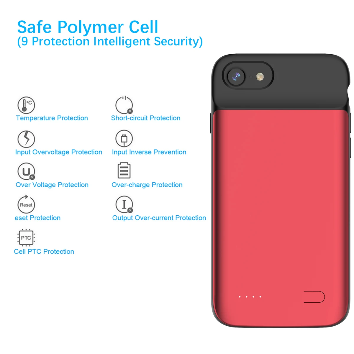 Для IPhone 6 6s 7 4 дюйма 3200 мА/ч чехол с аккумулятором для смартфона перезаряжаемый