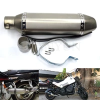 universal exhaust pipe motorcycle muffler motorcycle titanium modified exhaust pipe for honda vfr 750 800 vtr1000f cbf1000 vf750