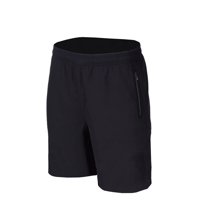 Быстросохнущие спортивные мужские шорты с карманами на молнии для бега