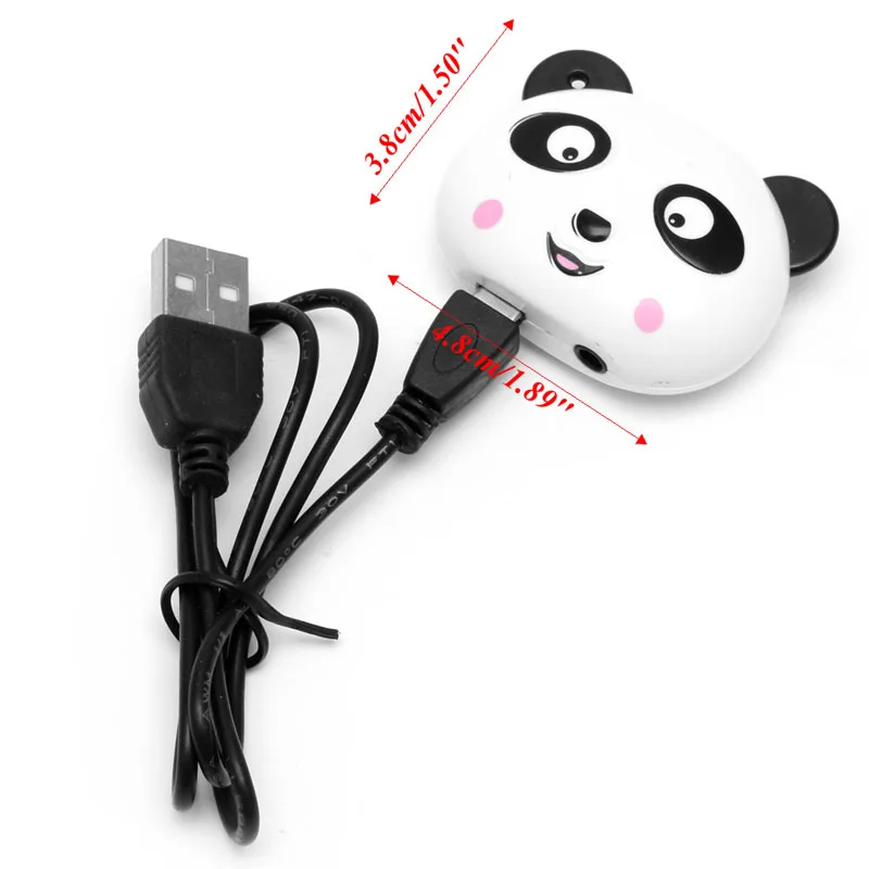 Панда USB мини MP3-плеер+ наушники Поддержка 32 ГБ Micro SD TF карта музыкальный медиа