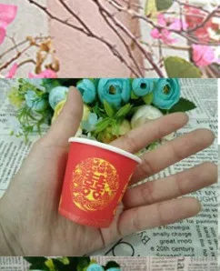 Товары для мероприятий и вечеринок товары китайской свадьбы красная Одноразовая