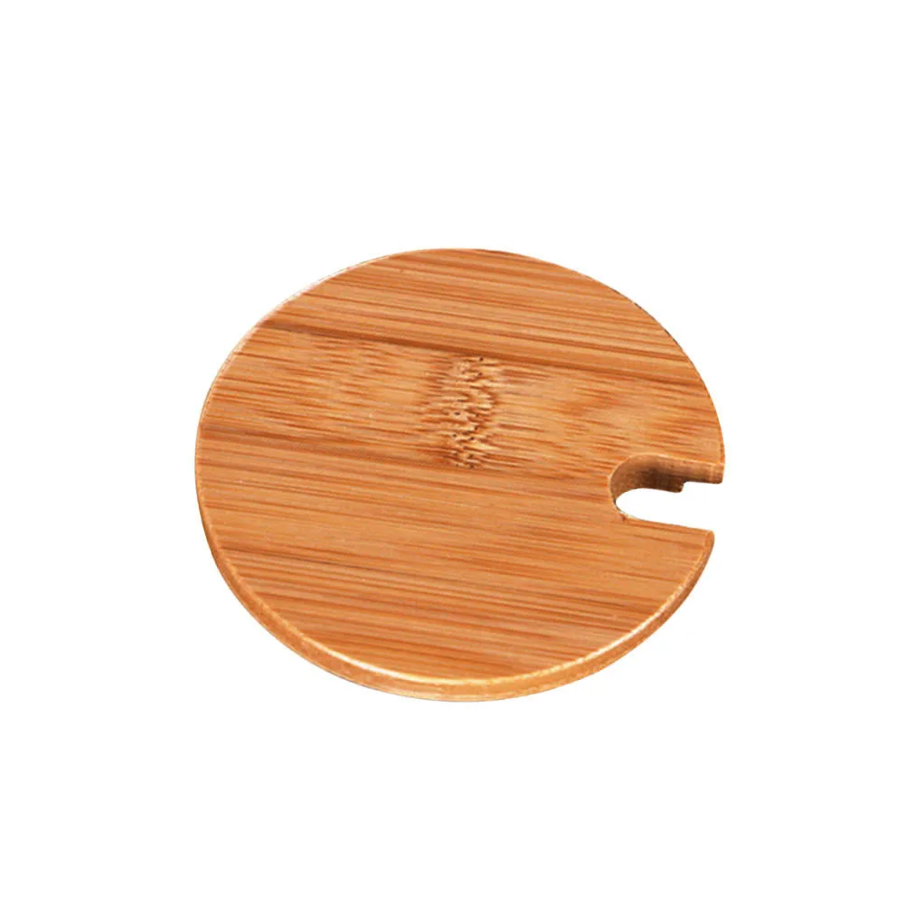 Натуральная Экологически чистая бамбуковая чашка крышка Coaster баррель крышка Уплотнение Крышка Кружка