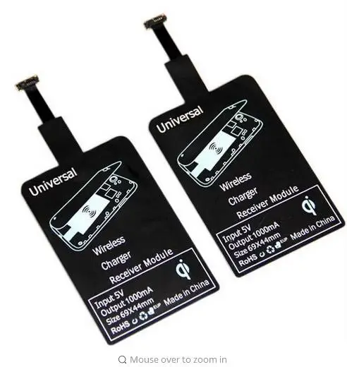 Беспроводное зарядное устройство с поддержкой быстрой зарядки, универсальное USB-устройство Micro USB для Android