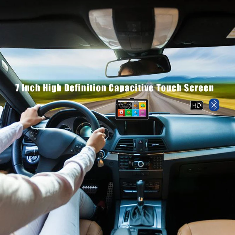 7 дюймов Автомобильный gps-навигатор, навигация WinCE 6,0 Bluetooth AVIN камера заднего вида 8 ГБ/256 Мб Европа Навител пожизненная карта автомобиля gps