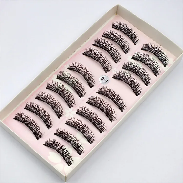 2019 New 10 pairs natural false eyelashes fake lashes long makeup 3d mink extension eyelash for beauty | Красота и здоровье