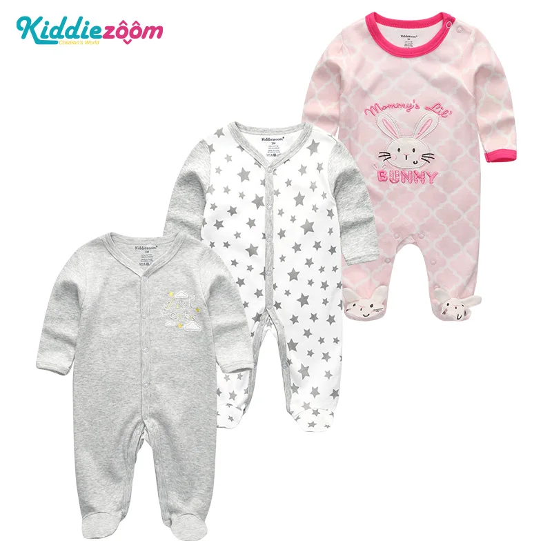 Infant Romper 3124 Детский комбинезон для новорожденных мальчиков, Roupa, Одежда для новорожденных девочек, мягкие хлопковые пижамы-комбинезоны с длинными рукавами, детские комбинезоны, костюмы для младенцев - Цвет: Infant Romper 3124