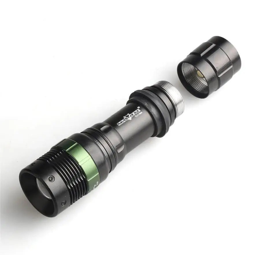 Яркий XML T6 светодиодный масштабируемый фонарик для велосипеда с креплением на 360