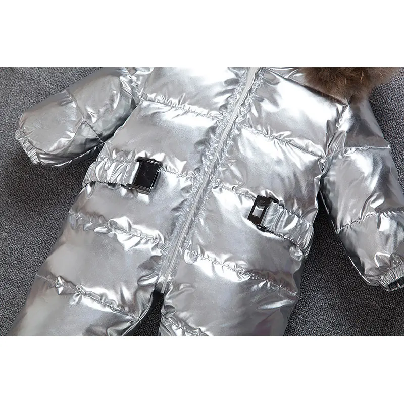 Детский комбинезон Dollplus на серебристом утином пуху зимние комбинезоны для