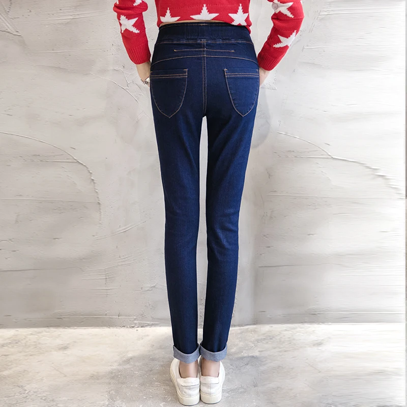 

Jeans Woman Casual high Waist women jeans skinny Women Denim Pants Blue Brand trousers for women XL