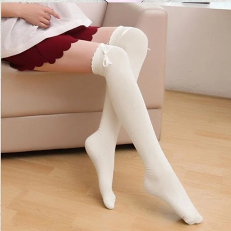 Модные зимние гольфы 1 пара сексуальные теплые тонкие длинные вязаные хлопковые