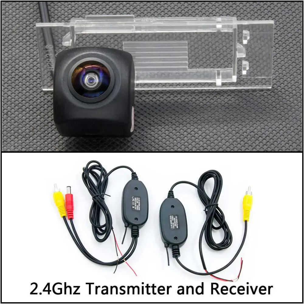 Camera With Wireless 175 градусов HD резервная камера заднего вида для Renault Kadjar Clio 4 IV 5D ESTATE Sandero II Stepway 2 автомобильный монитор - Название цвета: Camera With Wireless