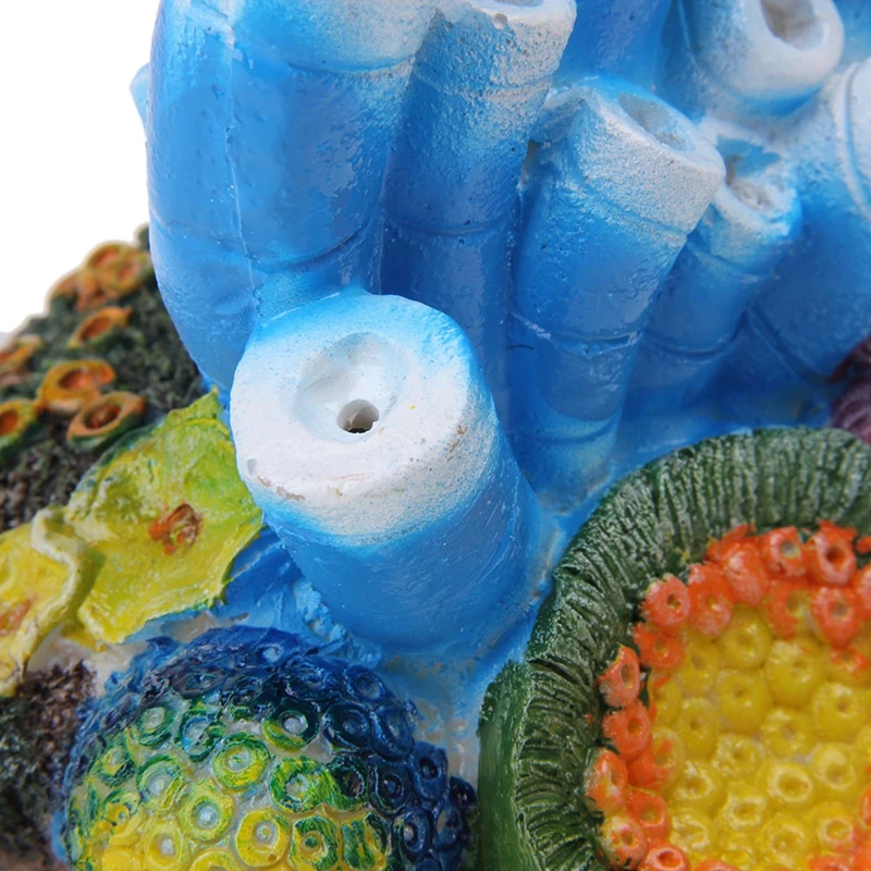 1pcs Bubble Stone Aerator Tube Air Pump Hydroponics Oxygen Aquarium Fish Tank Ornament Landscape Resin Artificial Conch Decorate | Дом и сад