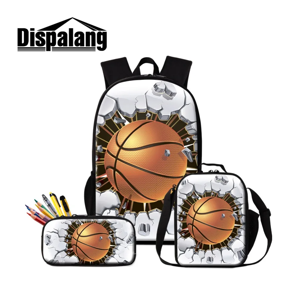 Разборная рисунков баскетбольных печати школьная сумка холодильник с