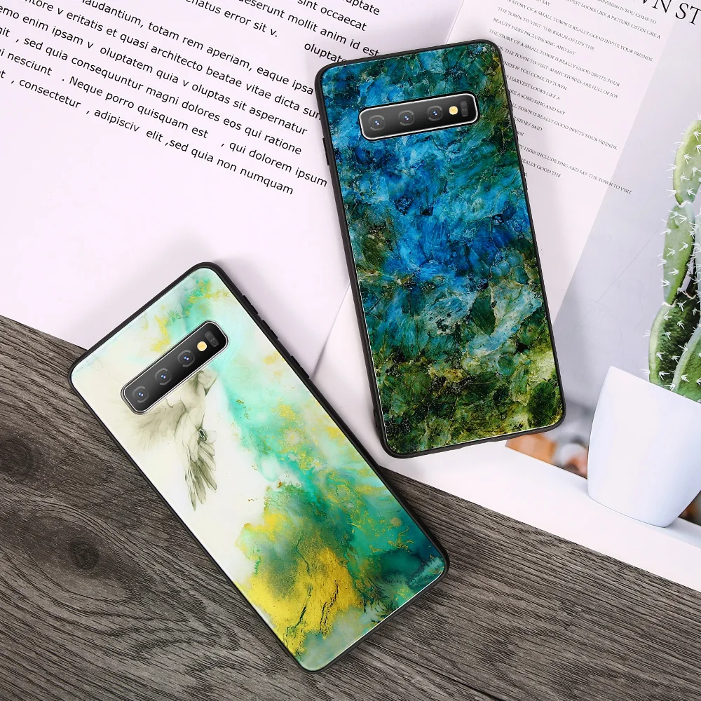 Стеклянный чехол KISSCASE для SamsungA50 S8 S9 S7 Galaxy S10 Edge Plus M50 J4 J7 Shell|Бамперы| |