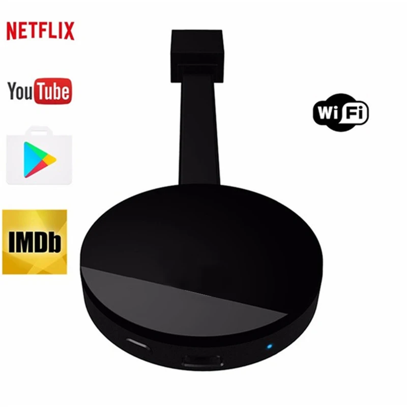 ТВ приставка с HDMI WiFi передачей данных. Приемник видео на Netflix и YouTube поддержкой