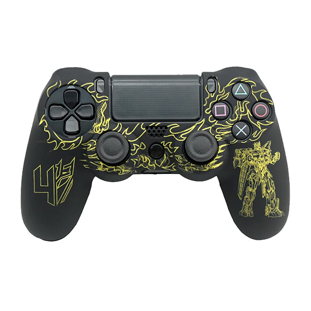 Мягкий силиконовый гелевый резиновый чехол для контроллера PlayStation 4 PS4 защитный 603