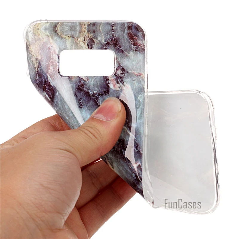 Sm-g955 SM-G955F чехол с мраморным эффектом Мягкий силиконовый для Samsung Galaxy S8 Plus TPU Capa Funda |