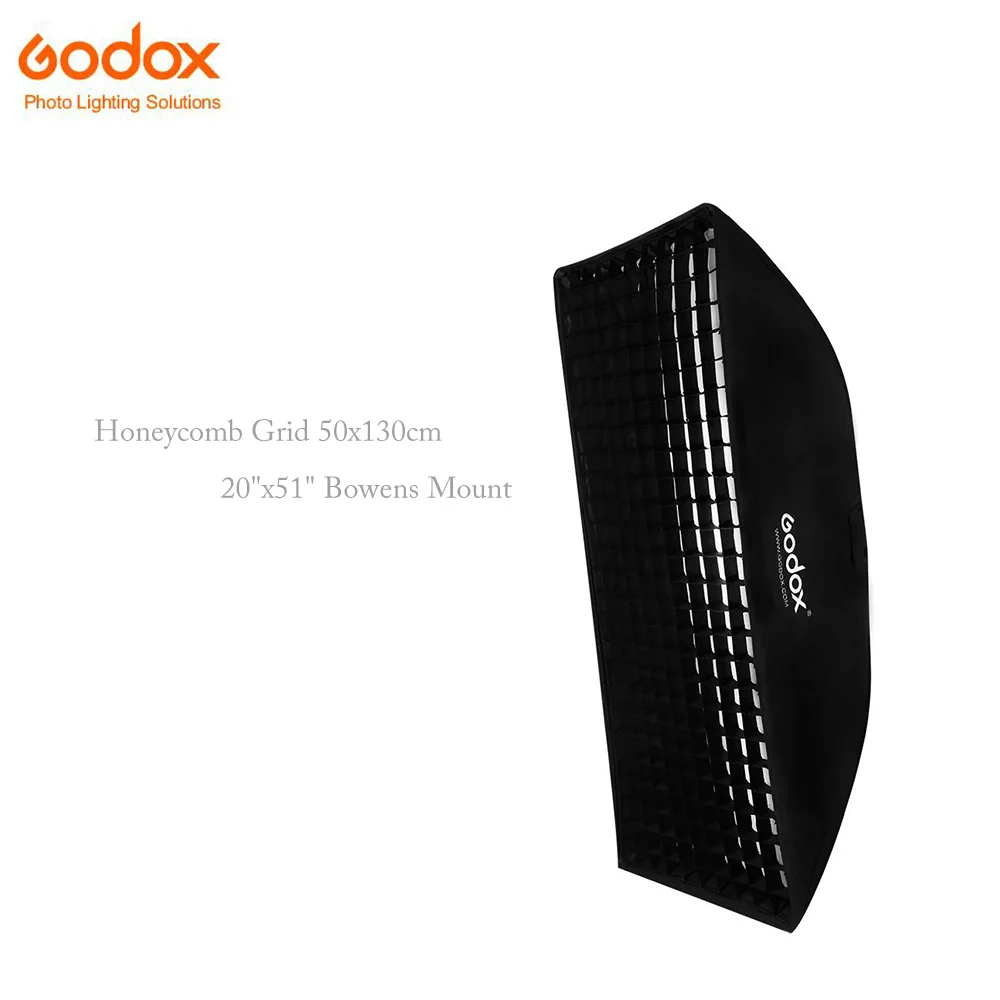 Godox студия Honeycomb сетки 50x130 см/20 &quotx 51&quot Bowens крепление прямоугольных Портативный