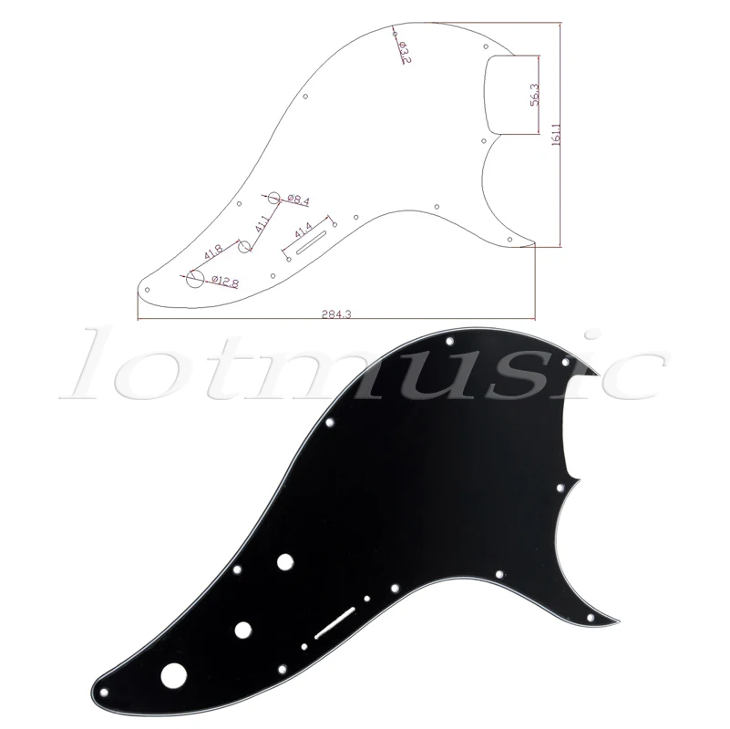 Электрогитара гитарра Пикард царапина пластина для линии 6 вариакс 600 запасные