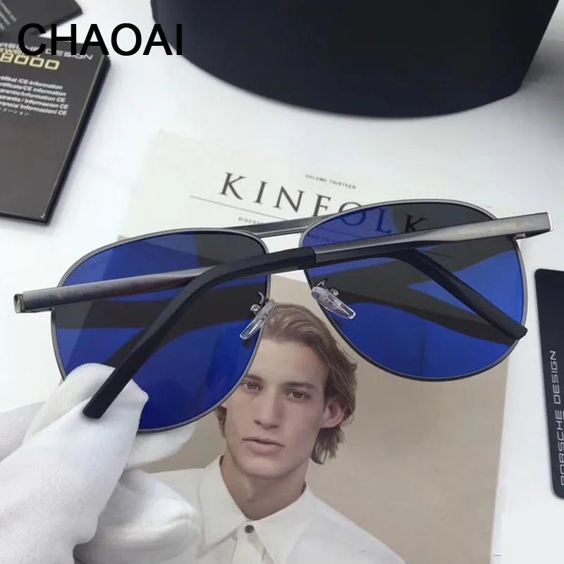 Мужские солнцезащитные очки CHAOAI модные авиаторы для глаз 2019|Мужские очки| |