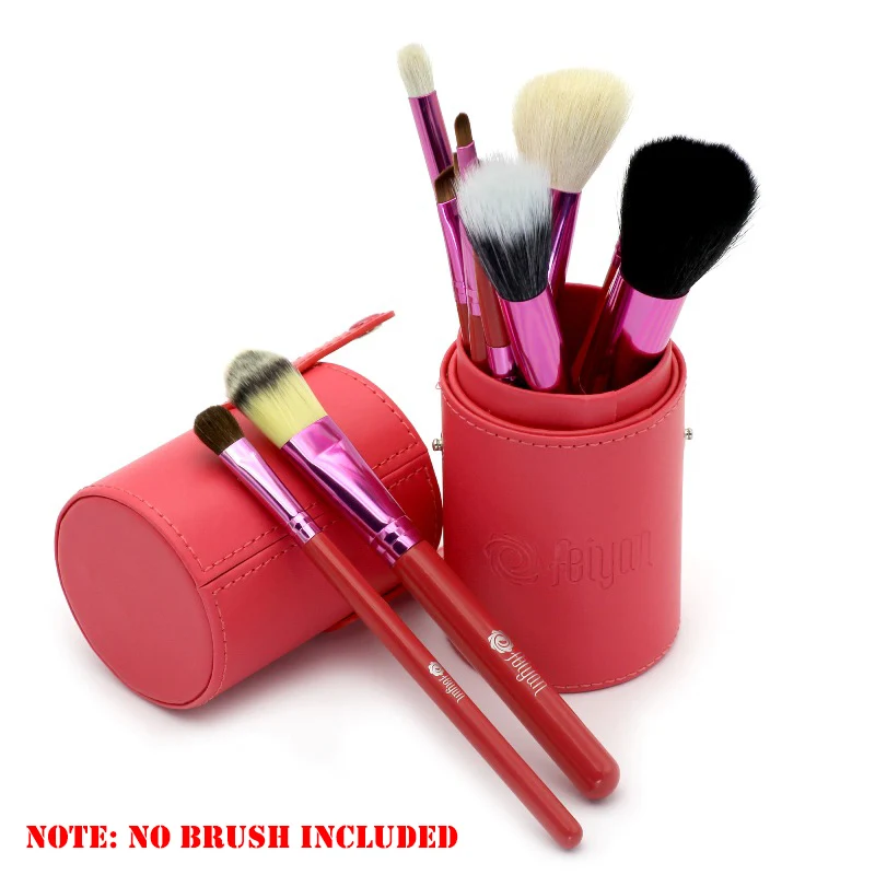 Искусственная кожа путешествия кисти для макияжа держатель чехол хранения