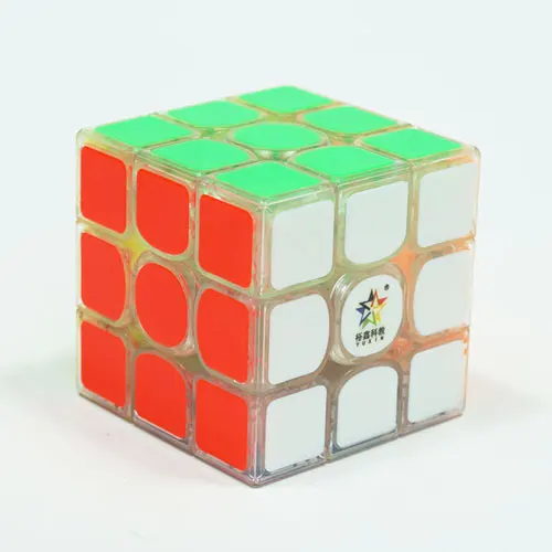 transparent Yuxin Kylin V2 м 3x3x3 Магнитный Магический кубик Рубика скоростной/Transaprent Чжишен Скорость, Магический кубик, Скорость куб, обучающие игрушки для детей - Цвет: transparent