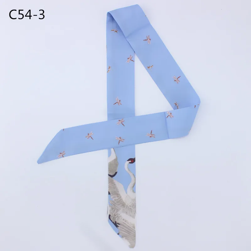 Новый дизайн саржевый Шелковый маленький женский модный головной шарф с принтом