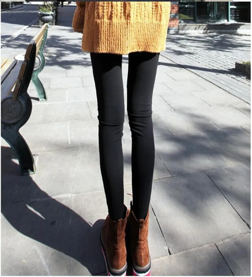 Женские леггинсы брюки мода 2020 Микро волокно искусственная кожа лоскутные штаны